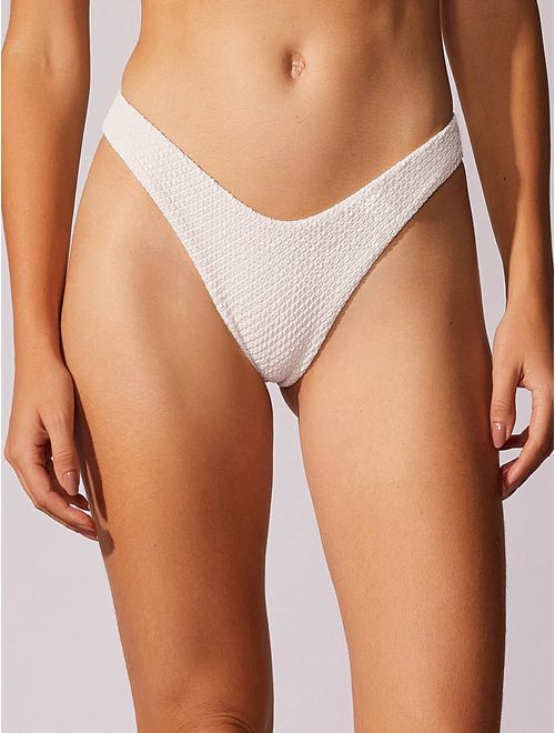 Tanga Fio Duplo com Textura Noir