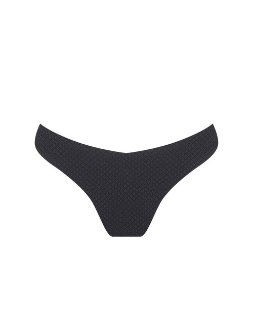 Tanga Fio Duplo com Textura Noir