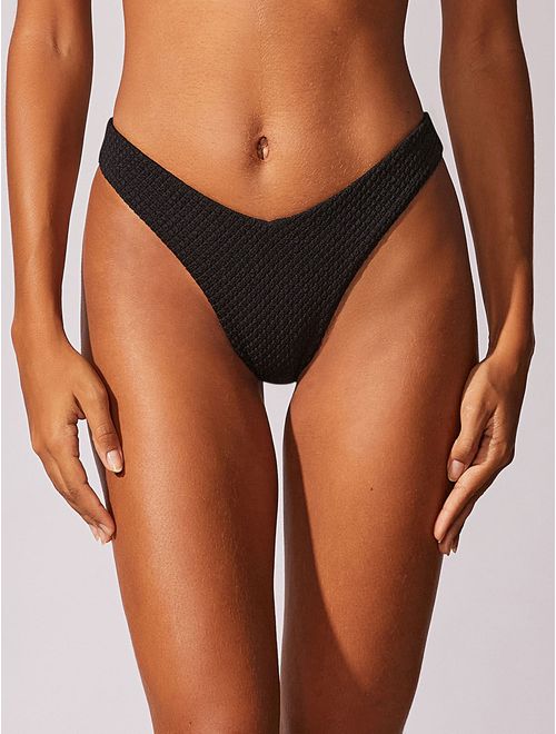 Tanga Asa Delta com Textura Noir