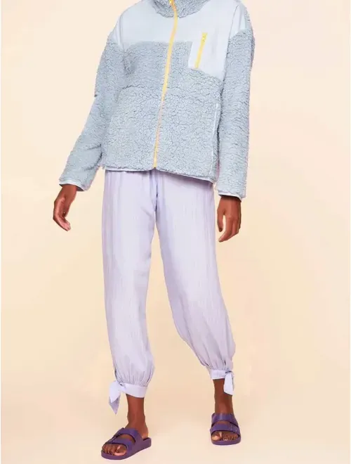 Casaco Em Sherpa Stripes