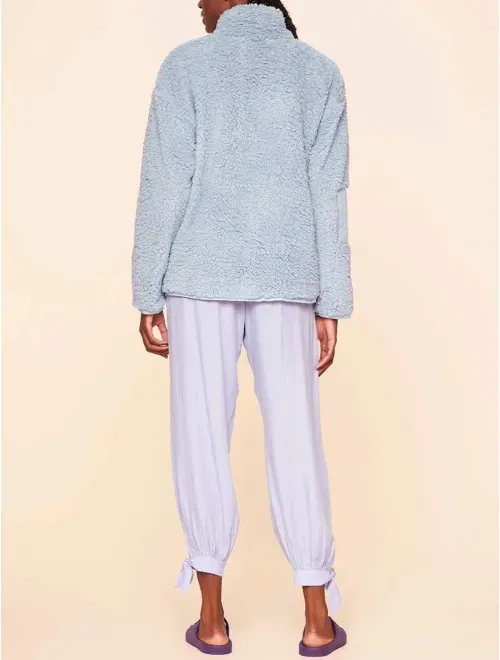 Casaco Em Sherpa Stripes