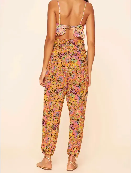 Calça em Linho Estampada Swell