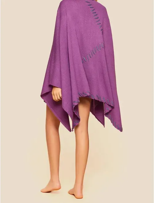 Poncho em Tricot Vera Cruz