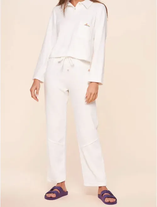 Calça Reta Ocean Stripes