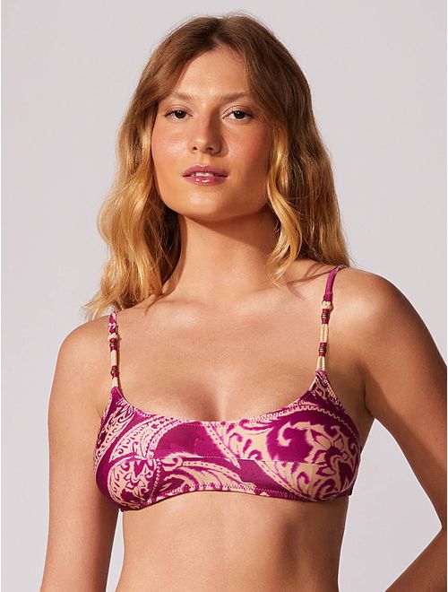Top Faixa Estampado Provence