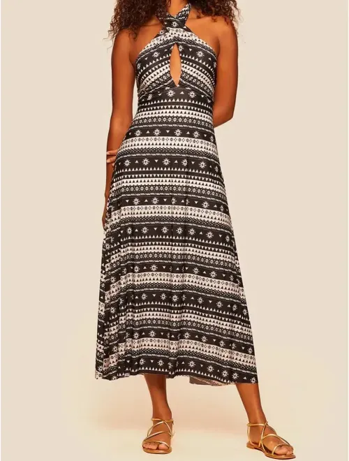 Vestido Midi Estampado San Juan