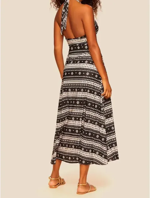 Vestido Midi Estampado San Juan