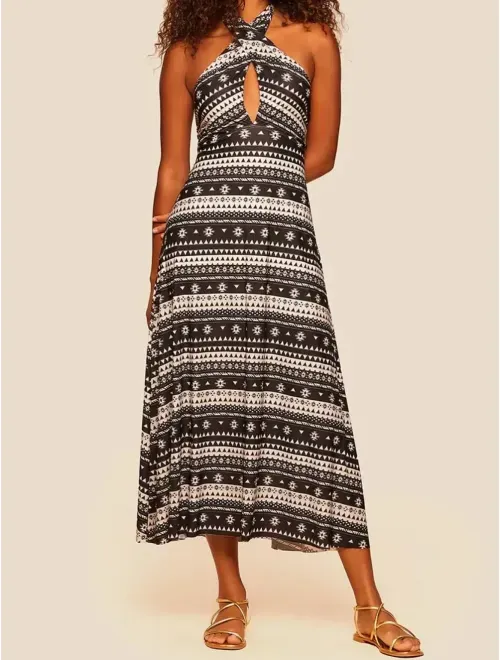 Vestido Midi Estampado San Juan