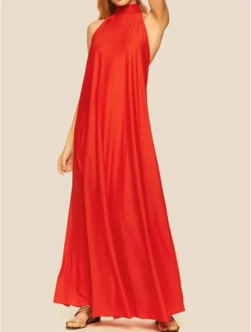 Vestido Longo Frente Única Chilli