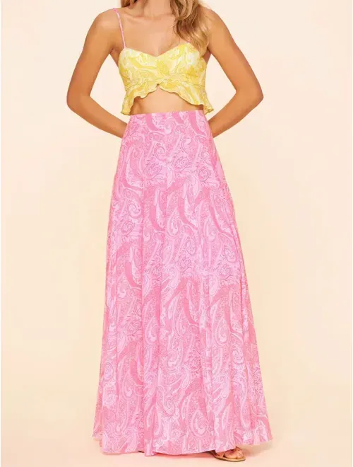 Saia Longa Estampada Paradise