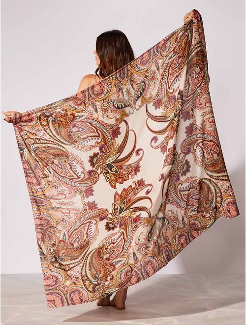 Canga com Seda Estampada Capri