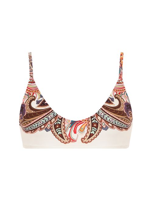 Top Faixa Estampado Capri