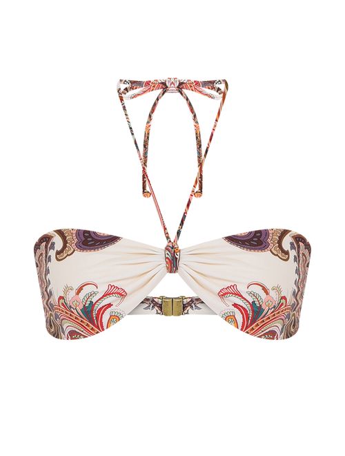 Top Frente Única Estampado Capri