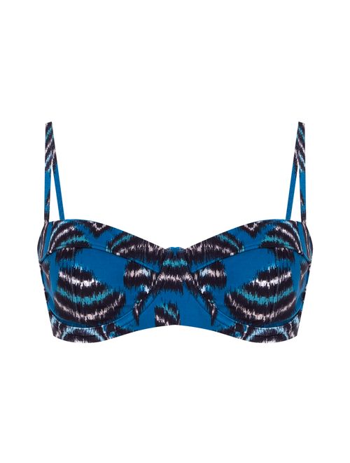Top Meia Taça Estampado La Mer