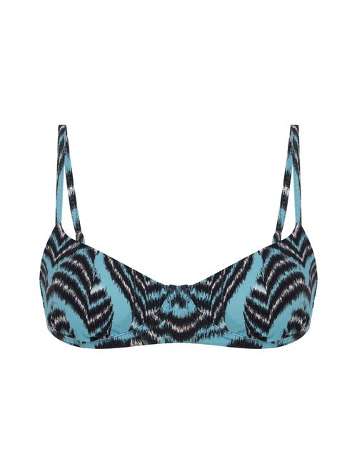 Top Meia Taça Estampado La Mer