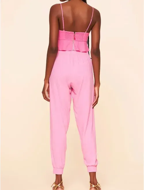 Cropped com Babados Linho Colors