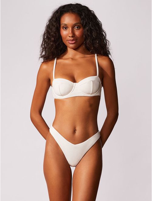 Top Meia Taça + Tanga Asa Delta Cannes