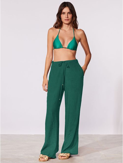 Calça Pantalona Lisos Shantung