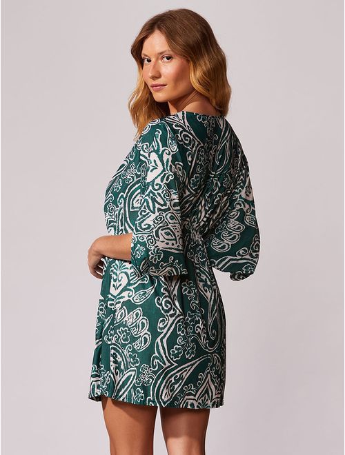 Vestido Curto Estampado Antibes