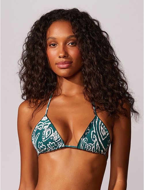 Top Cortininha Ruffle Estampado Antibes