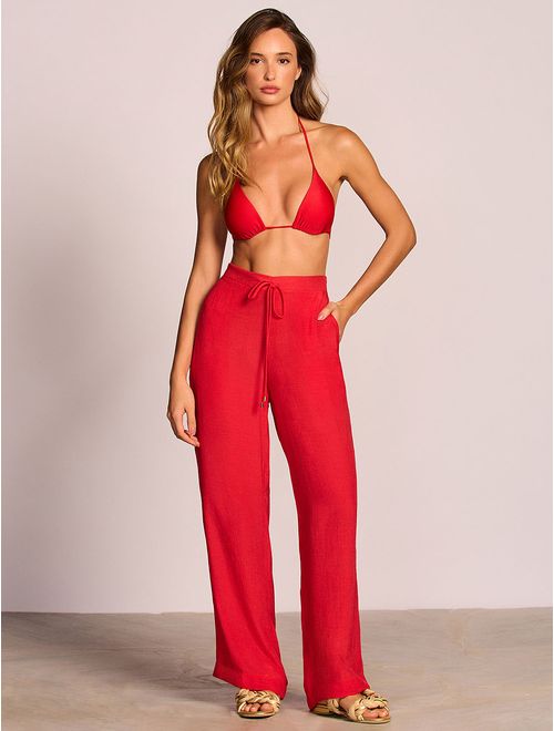 Calça Pantalona Lisos Shantung