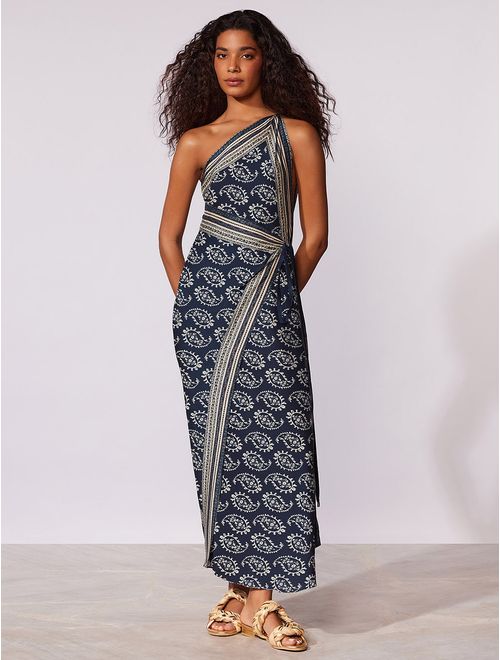 Vestido Ombro Único Costa Azul