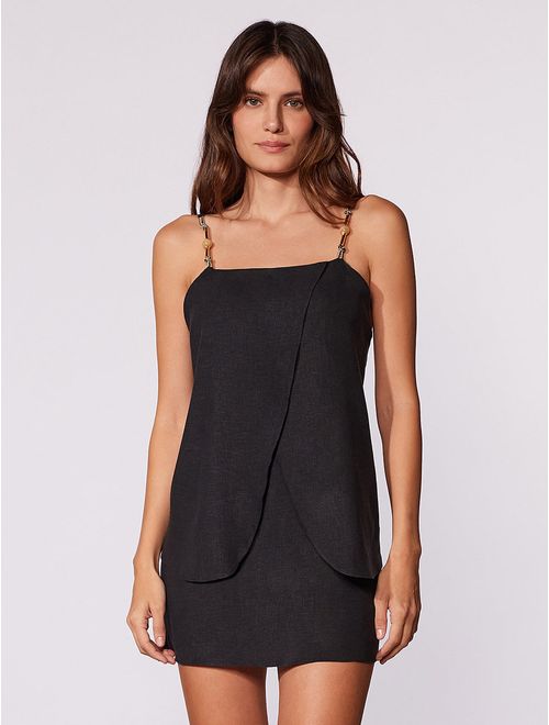 Vestido Curto Liso Hermosa