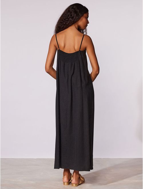 Vestido Midi Liso Salis