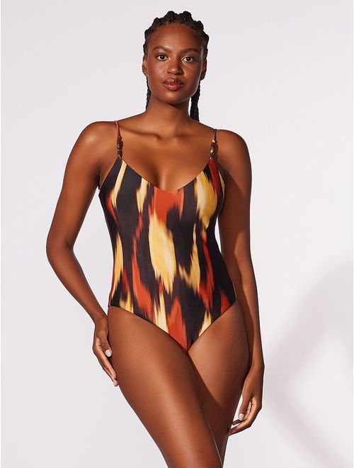 Maiô Básico Estampado Solar