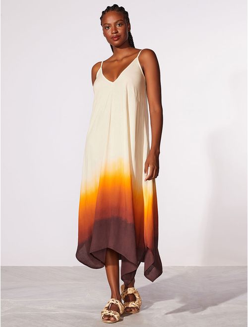 Vestido Midi Estampado Solar