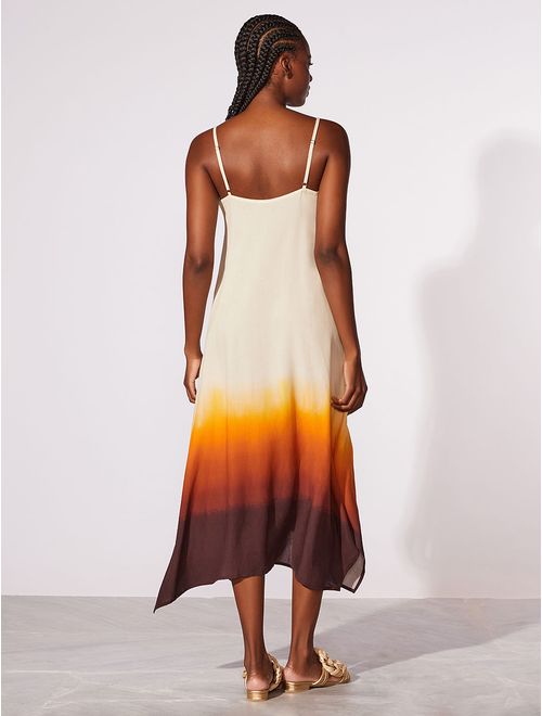 Vestido Midi Estampado Solar