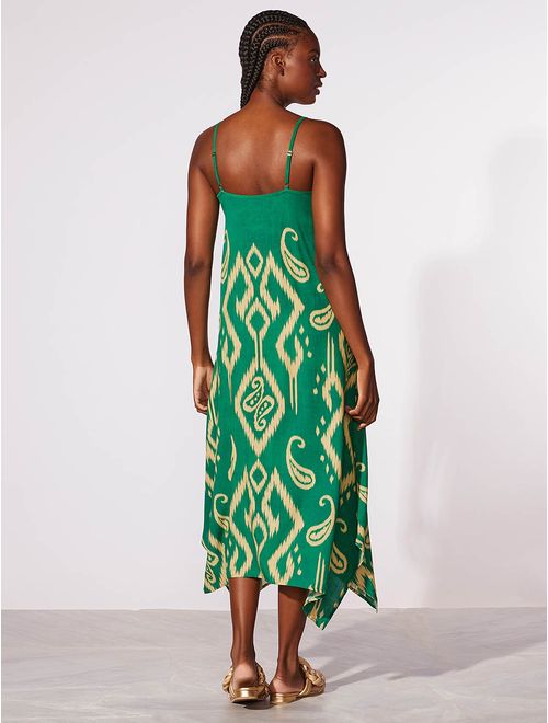 Vestido Midi Estampado Veredas