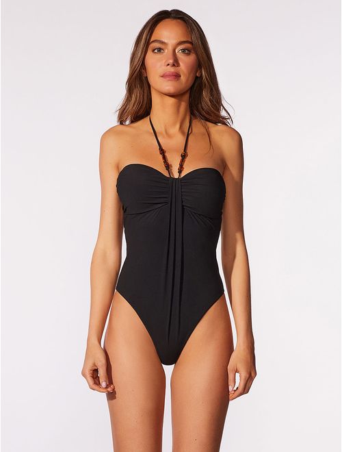 Maiô Frente Única Liso Onyx