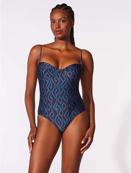 Maiô Meia Taça Estampado Veredas