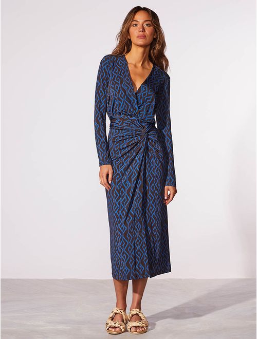 Vestido Midi Estampado Veredas