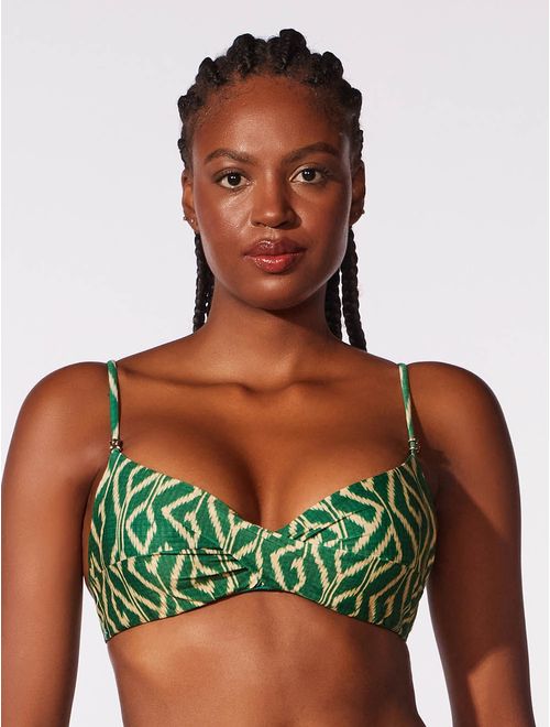 Top Meia Taça Estampado Veredas