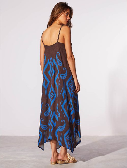 Vestido Midi Estampado Veredas