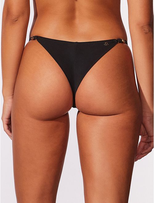 Tanga Lateral Estreita Lisa Onyx