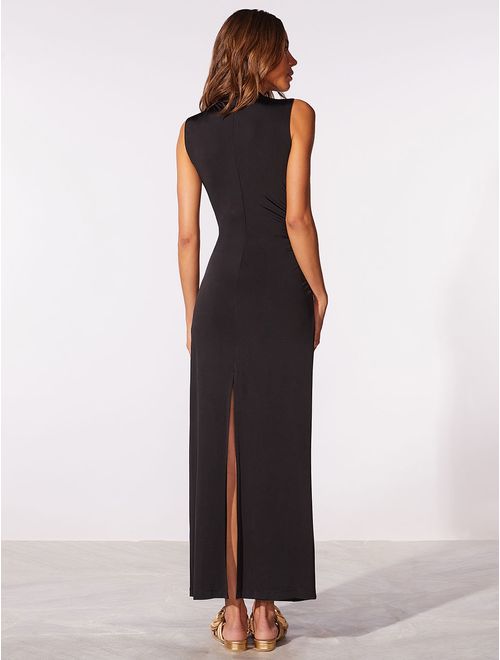 Vestido Midi Liso Onyx