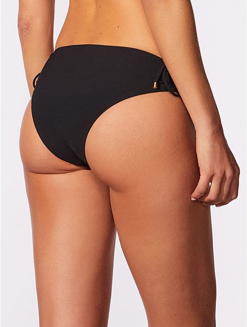Tanga Lateral Média Lisa Onyx