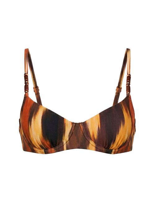 Top Meia Taça Estampado Solar