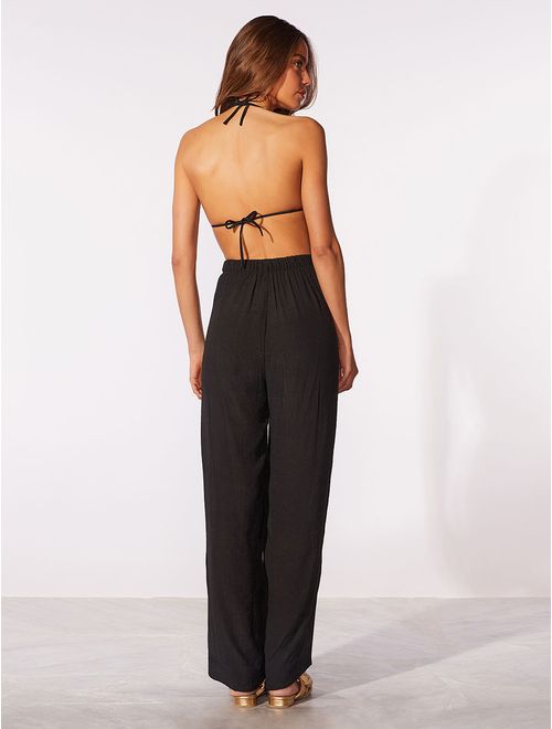 Calça Pantalona Lisos Shantung