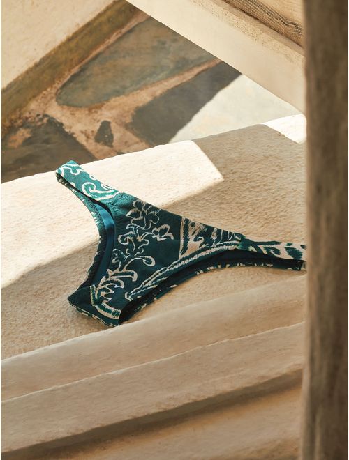 Tanga Lateral Média Estampada Antibes