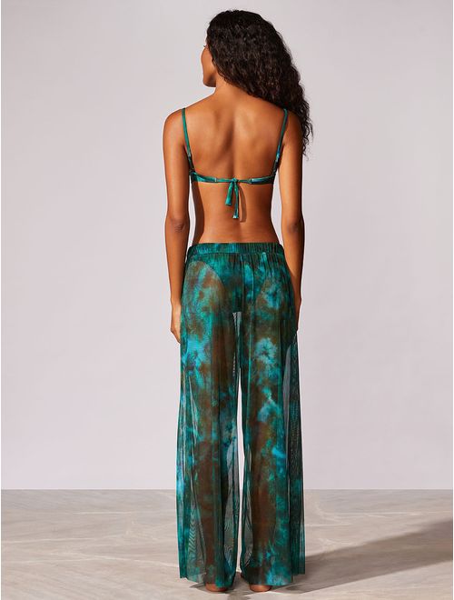 Calça Pantalona Estampada Saint Tropez