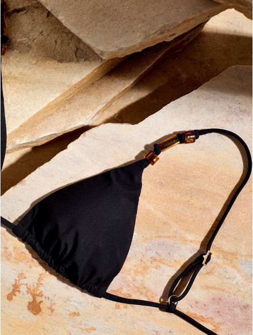 Top Cortininha Liso Onyx