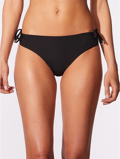 Tanga Lateral Média Lisa Onyx