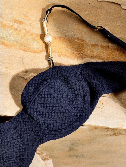 Top Meia Taça + Tanga Lateral Média Lisos Hermosa