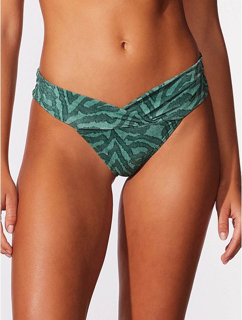 Tanga Faixa Estampada Natural