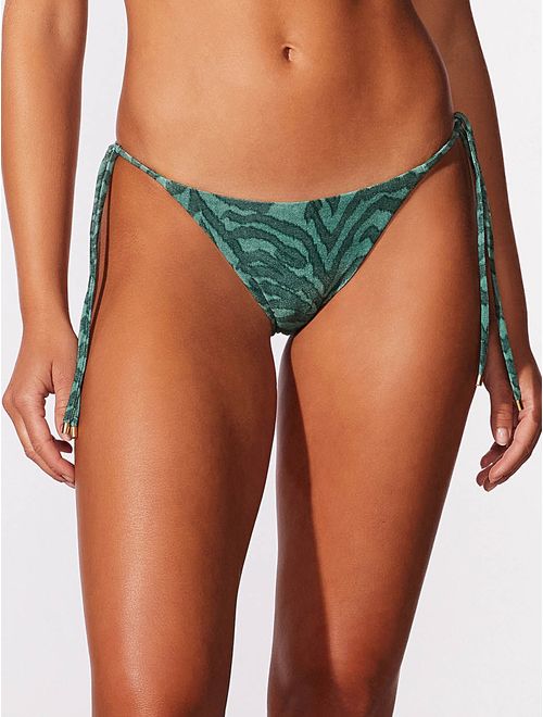 Tanga Amarradinha Estampada Natural