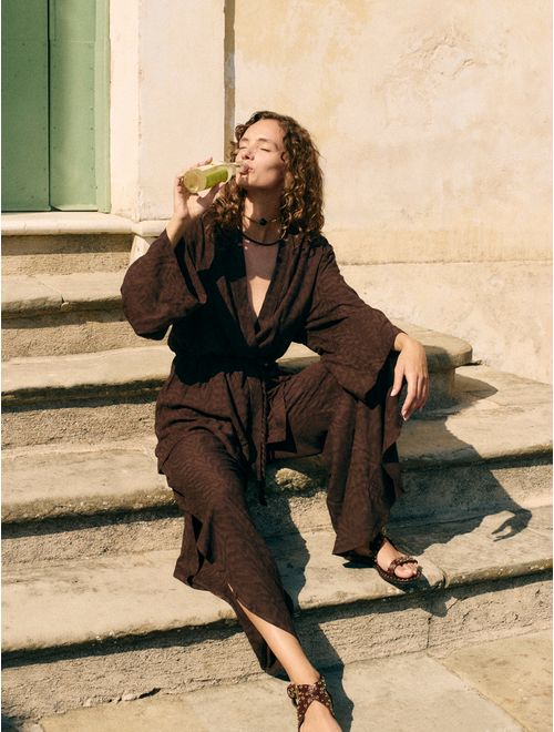 Kimono Lisos Jacquard